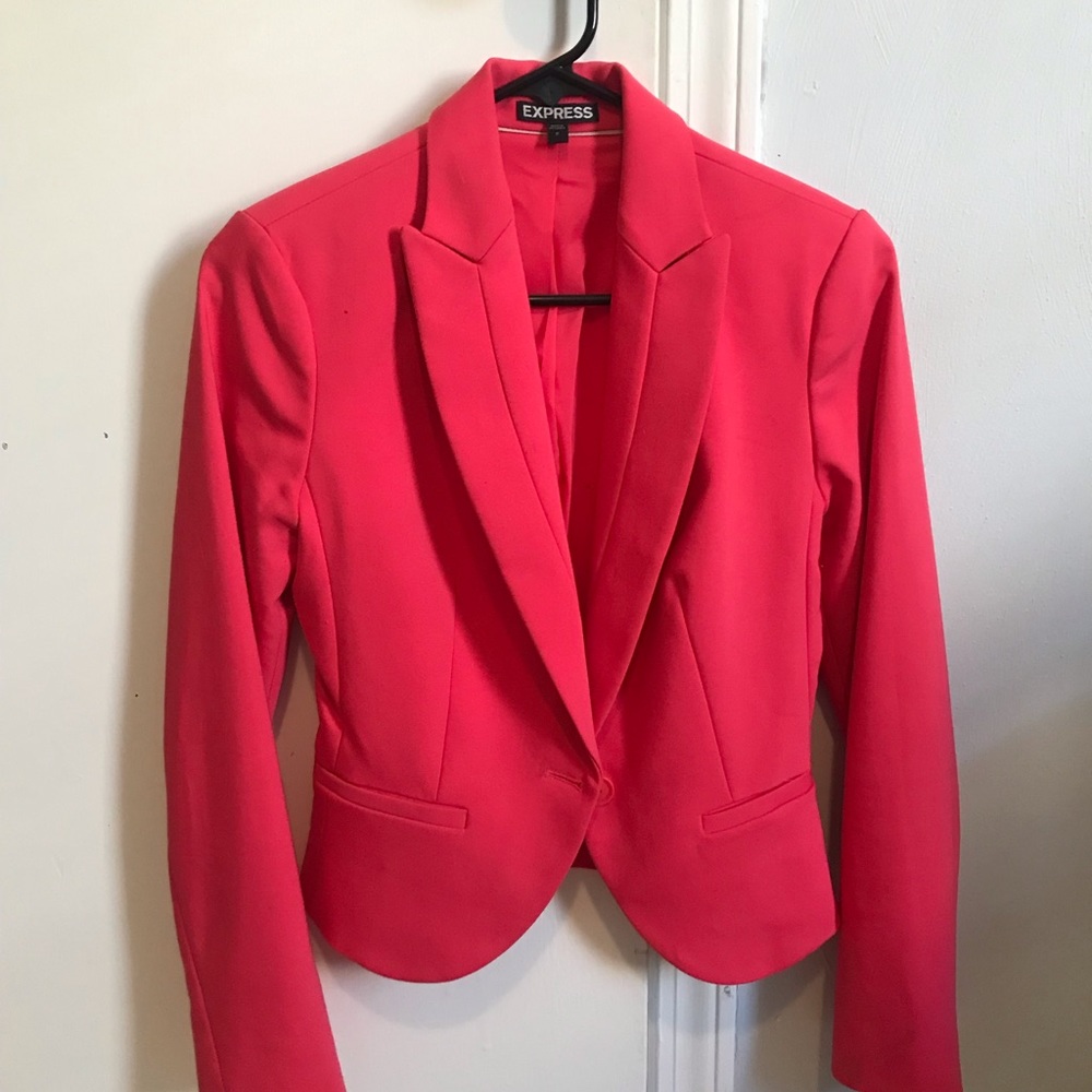 Hot pink express blazer